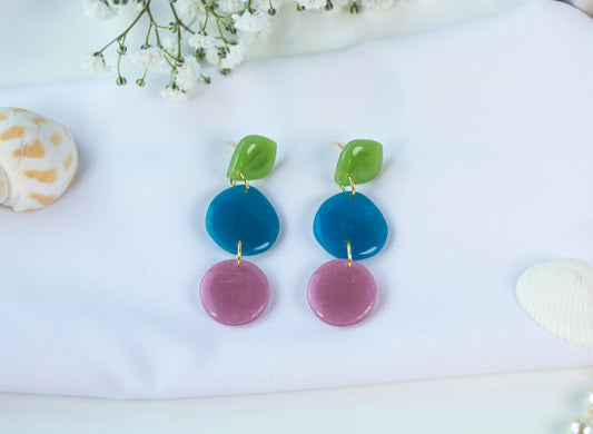 Color Stack – Ohrringe im Layer Look