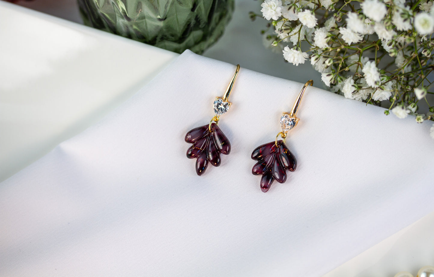Seraya Wine Marble – Schmuckset