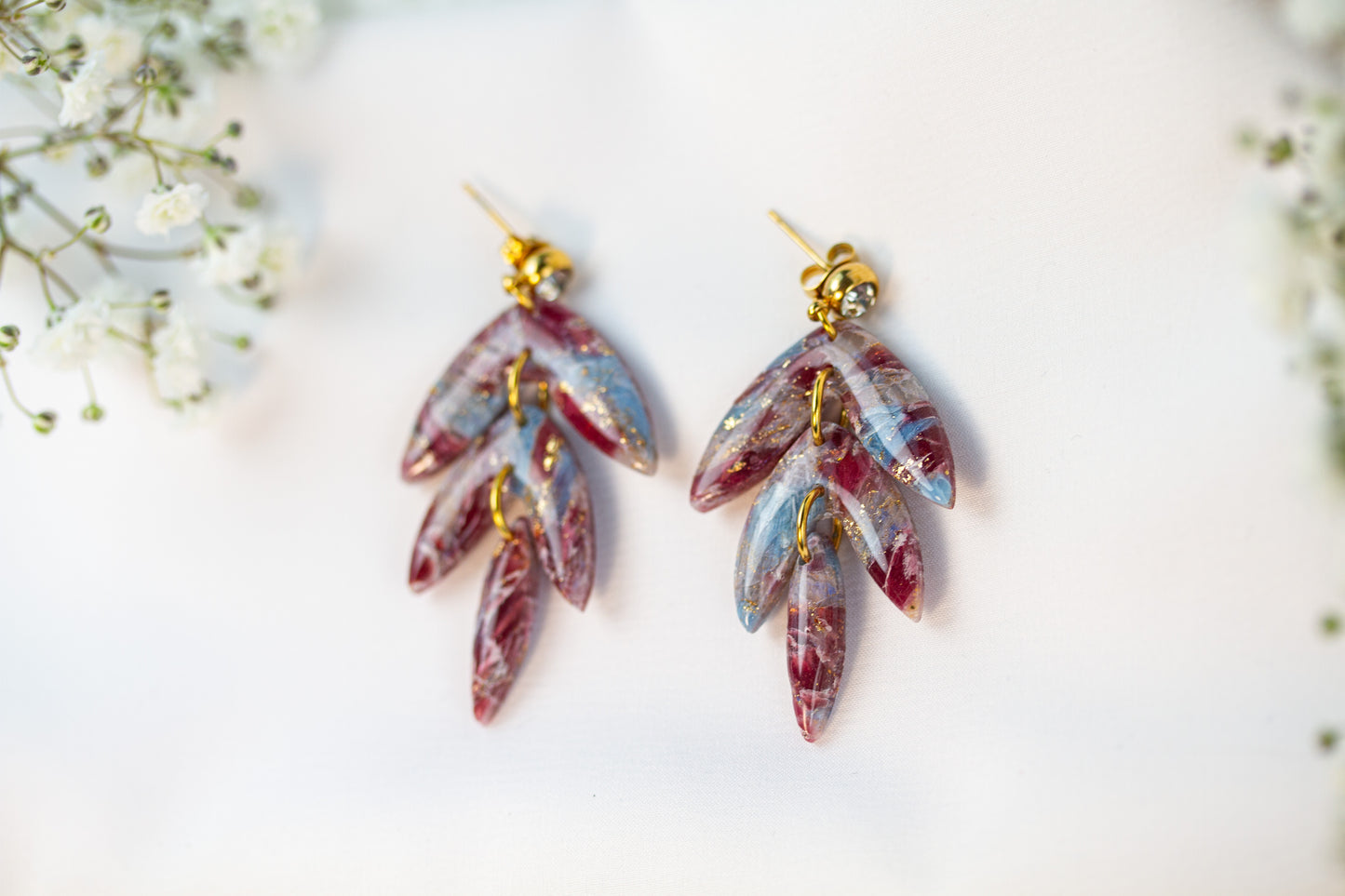 Ohrringe - Sapphire Scarlet Collection