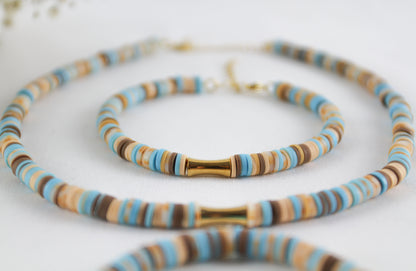 Oriental Katsuki Schmuckset – Armband & Halskette | Handgefertigtes Boho-Perlenset