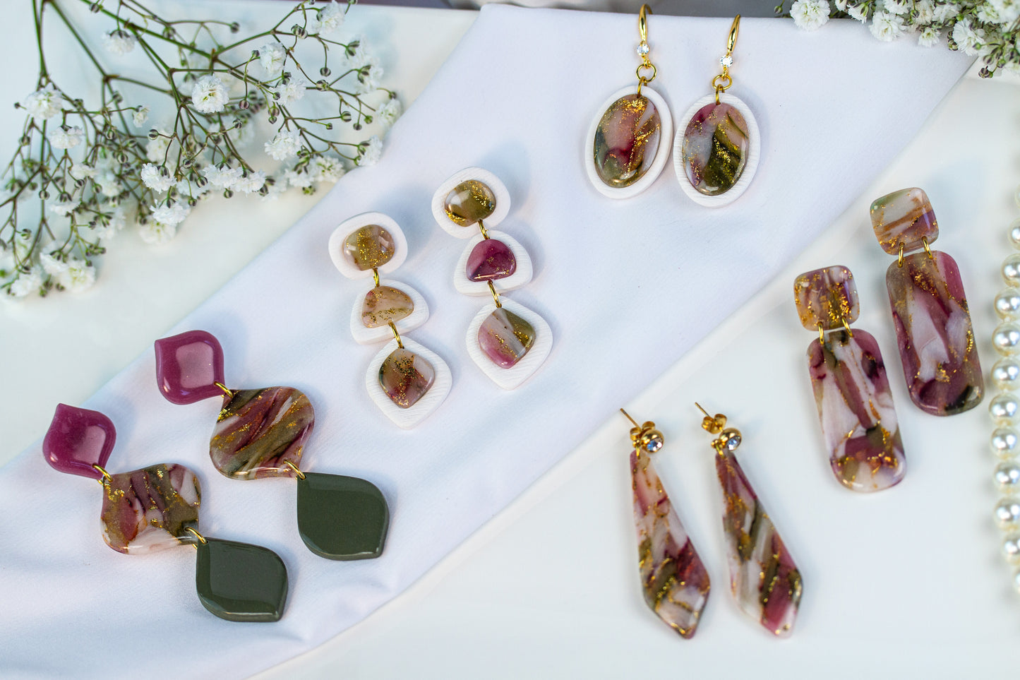 Ohrringe – Oval – Berry Olive Collection