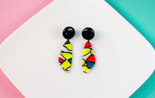 Ohrringe – Art Pop – Neon