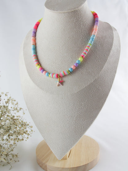 Bunter Seestern Katsuki Schmuckset – Armband & Halskette | Handmade Sommerdesign