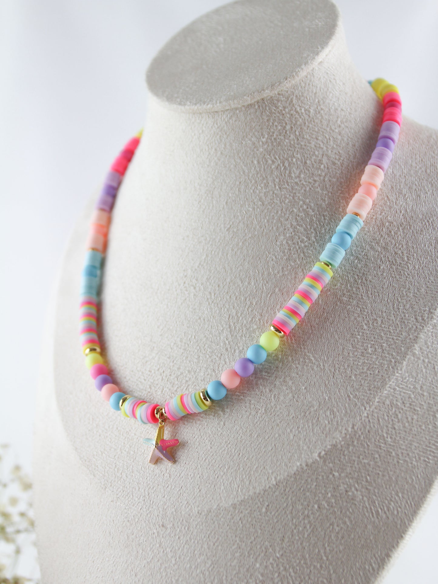 Bunter Seestern Katsuki Schmuckset – Armband & Halskette | Handmade Sommerdesign