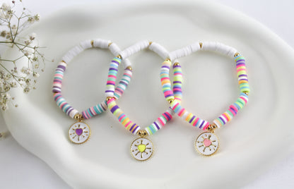 Buntes Katsuki Charm-Armband – Einzigartiges, farbenfrohes Handmade Perlenarmband