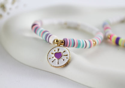 Buntes Katsuki Charm-Armband – Einzigartiges, farbenfrohes Handmade Perlenarmband
