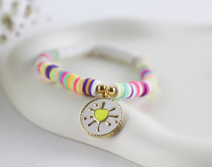 Buntes Katsuki Charm-Armband – Einzigartiges, farbenfrohes Handmade Perlenarmband