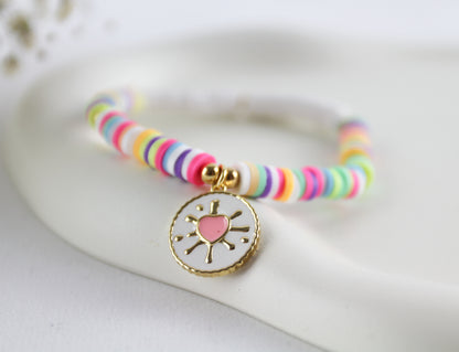 Buntes Katsuki Charm-Armband – Einzigartiges, farbenfrohes Handmade Perlenarmband