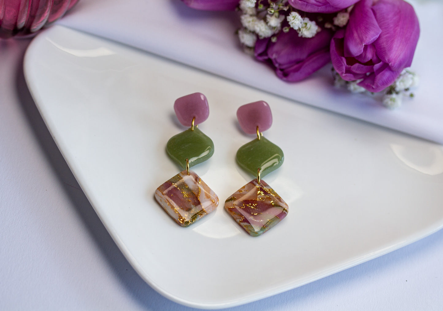 Statement Ohrringe – Berry Velvet Collection