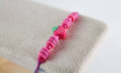 Kinder Katsuki Perlenarmband mit Quaste – Handgefertigtes Buntes Geschenk für Kinder