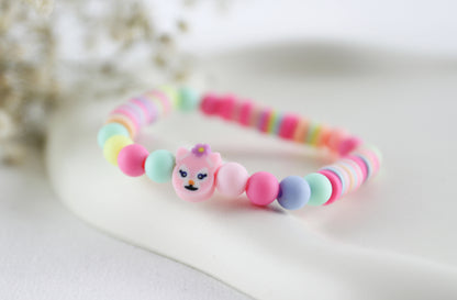 Kinder Katsuki Armband mit Quaste – Handgefertigtes Farbspiel für Kinder