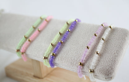 Glow-in-the-Dark Freundschaftsarmband 2er-Set – Leuchtende Armbänder | Handgefertigt