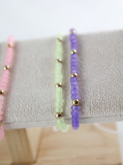 Glow-in-the-Dark Freundschaftsarmband 2er-Set – Leuchtende Armbänder | Handgefertigt