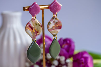 Statement Ohrringe – Berry Olive Collection