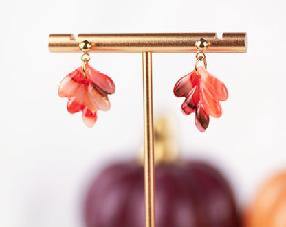 Herbstliche Polymer Clay Ohrringe – Kollektion Siena | Statement Schmuck