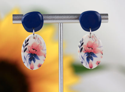 Polymer Clay Ohrringe „Ova“ – Statement Schmuck | Kollektion Dualis