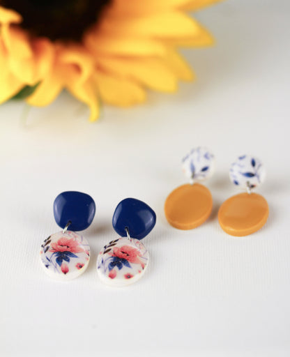 Polymer Clay Ohrringe „Ova“ – Statement Schmuck | Kollektion Dualis