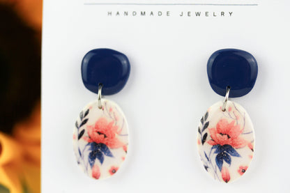 Polymer Clay Ohrringe „Ova“ – Statement Schmuck | Kollektion Dualis