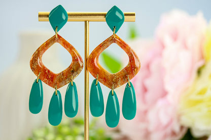 Sunset Chandelier – Ohrringe