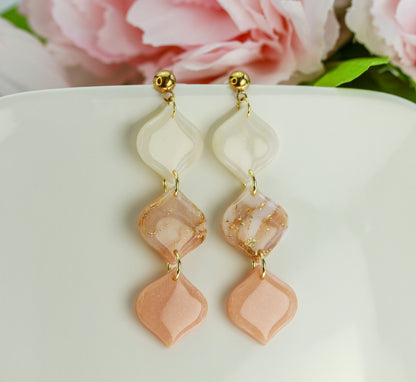 Apricot Bloom – Ohrringe