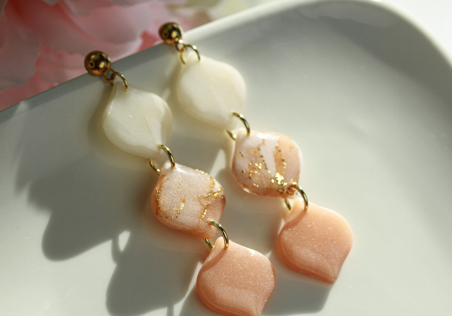 Apricot Bloom – Ohrringe