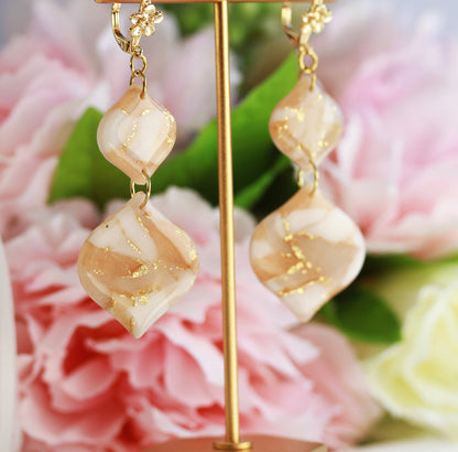 Apricot Bloom – Ohrringe