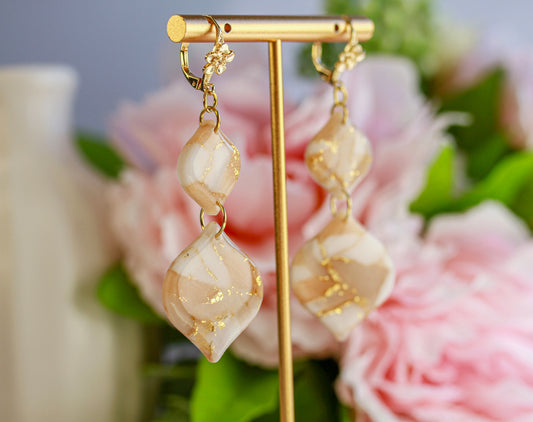 Apricot Bloom – Ohrringe
