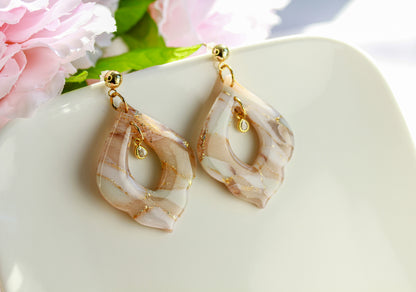Nude Crystal Bloom – Ohrringe