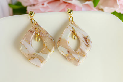 Nude Crystal Bloom – Ohrringe