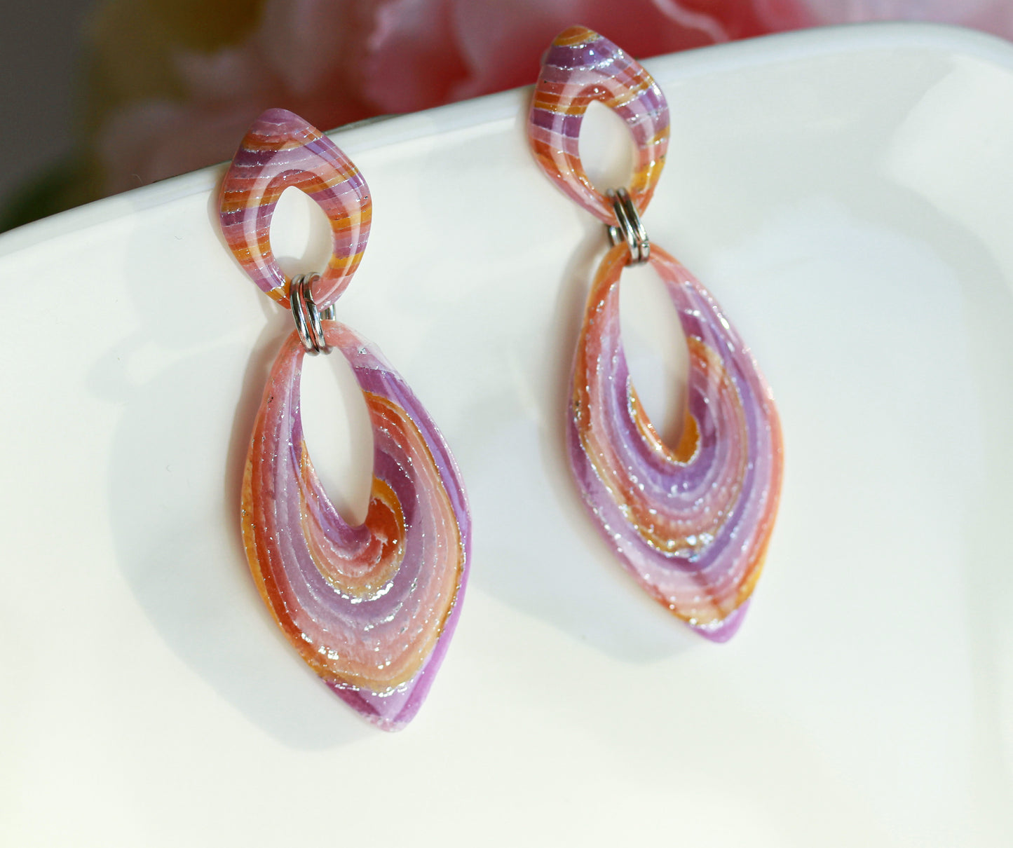 Mystic Sunset Glow – Ohrringe
