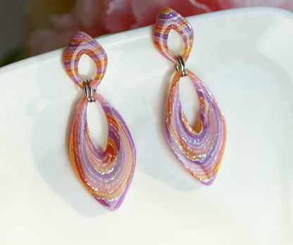 Mystic Sunset Glow – Ohrringe