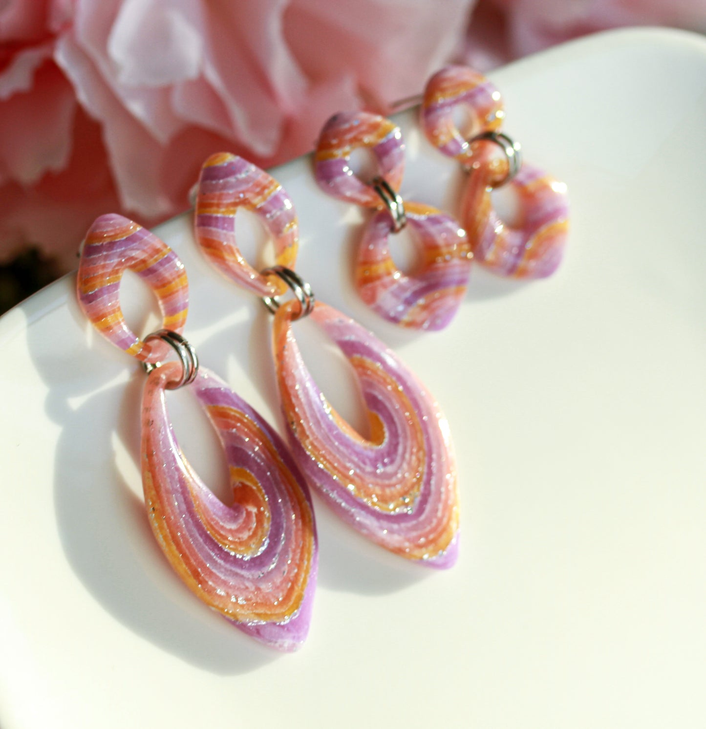 Mystic Sunset Glow – Ohrringe
