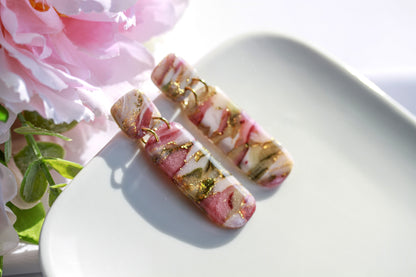 Berry Olive Blossom Bars – Ohrringe