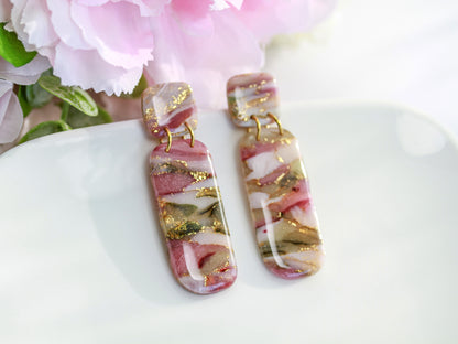Berry Olive Blossom Bars – Ohrringe