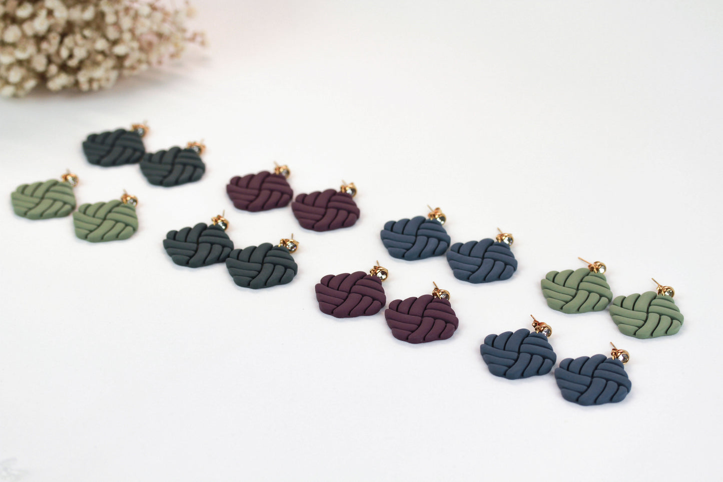 Polymer Clay Statement Ohrringe – Handgefertigte Ohrringe | Kollektion Marlen