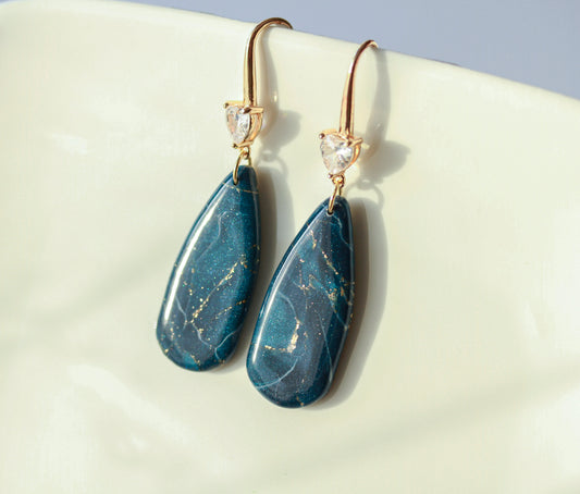 Azuria Blue Gold – Ohrringe