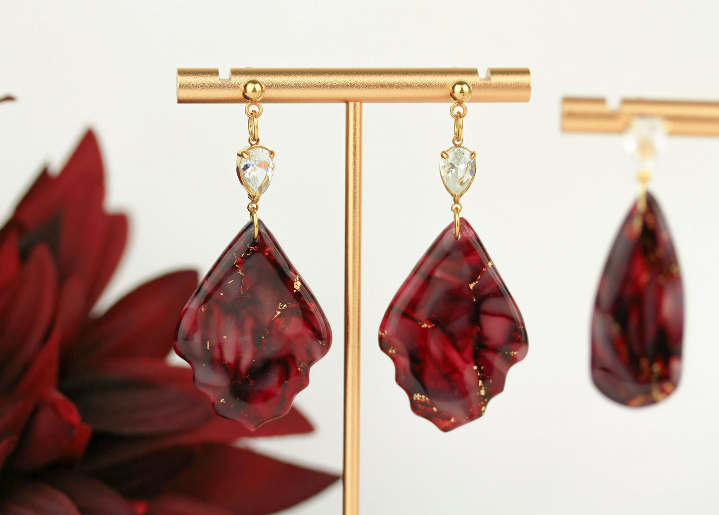 Seraya Wine Marble – Schmuckset