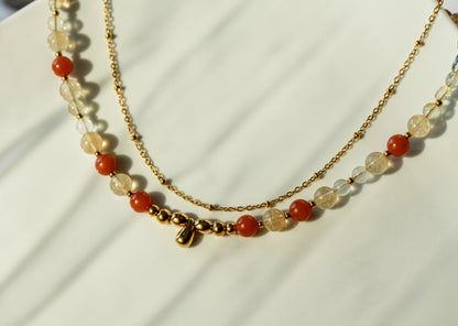 Sunstone Citrus Glow – Schmuckset
