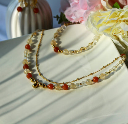 Sunstone Citrus Glow – Schmuckset