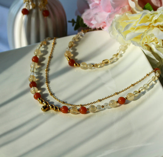 Sunstone Citrus Glow – Schmuckset
