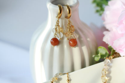 Sunstone Citrus Glow – Schmuckset