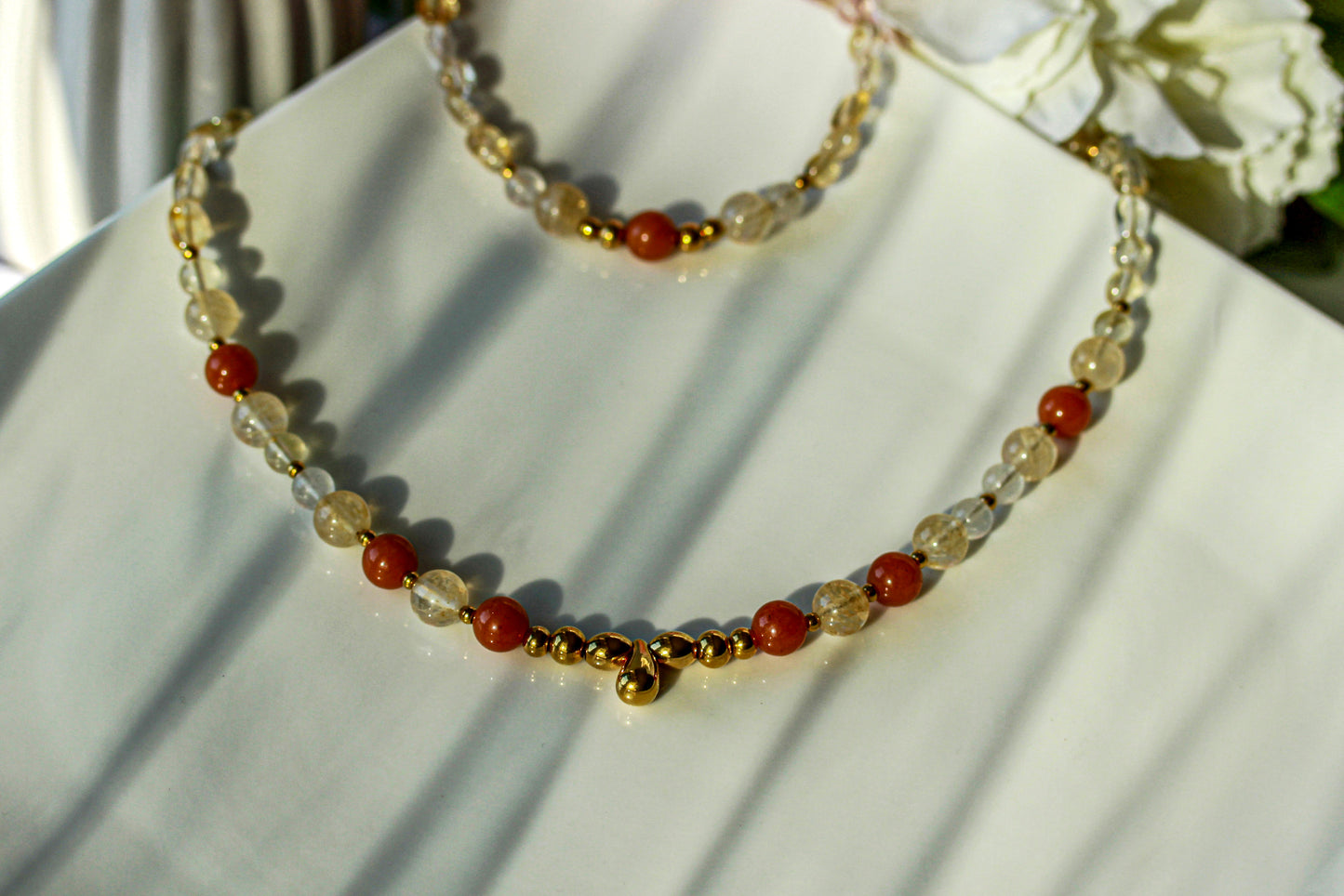 Sunstone Citrus Glow – Schmuckset