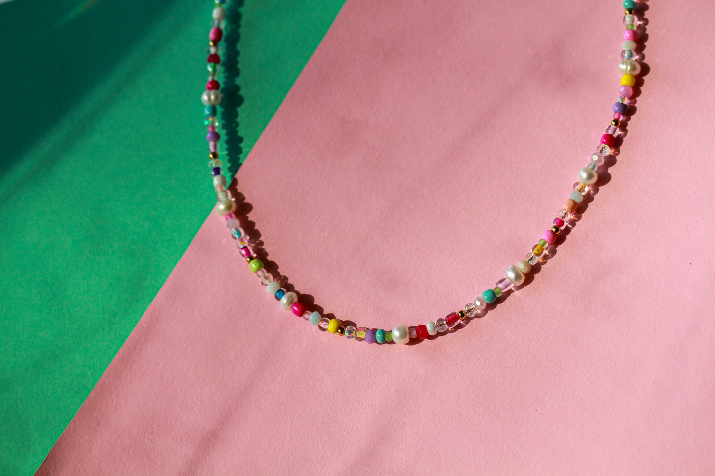 Rainbow Beads - Halskette