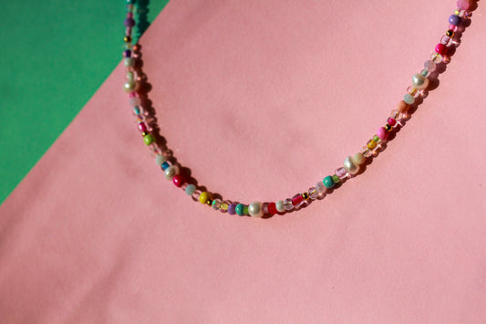 Rainbow Beads - Halskette