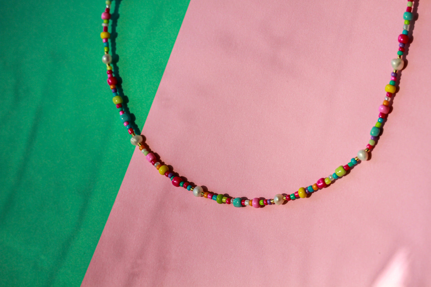 Rainbow Pearl – Halskette