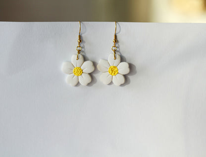 White Daisy – Ohrringe