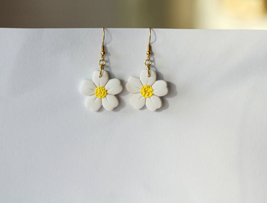 White Daisy – Ohrringe