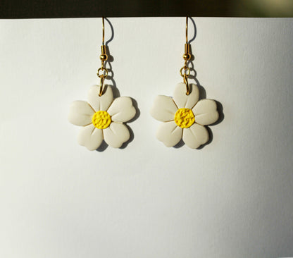White Daisy – Ohrringe