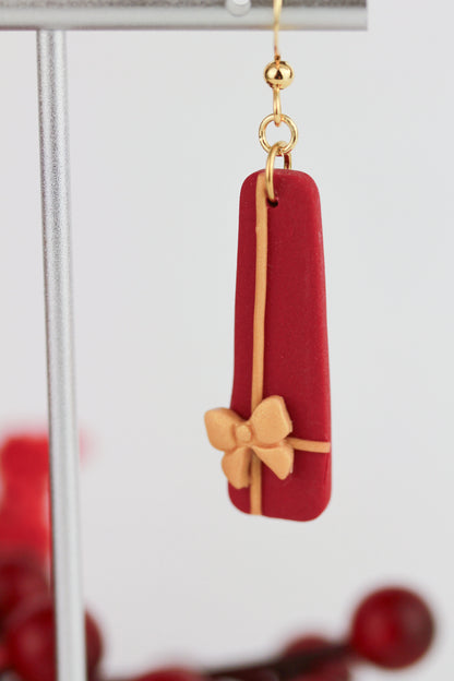 Lange Geschenk Ohrringe – Handgefertigte Polymer Clay Statement Ohrringe