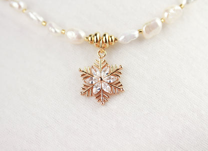 Aquamarin & Süßwasserperlen Schmuckset mit Zirkonia – Handgefertigt